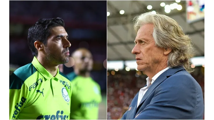 Foto: Marcello Zambrana/AGIF / Thiago Ribeiro/AGIF | Abel e Jorge Jesus entraram para a história do futebol brasileiro