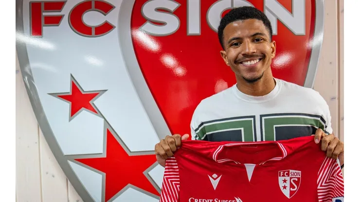 Foto: Divulgação/FC Sion - Marquinhos Cipriano está emprestado ao Clube suíço
