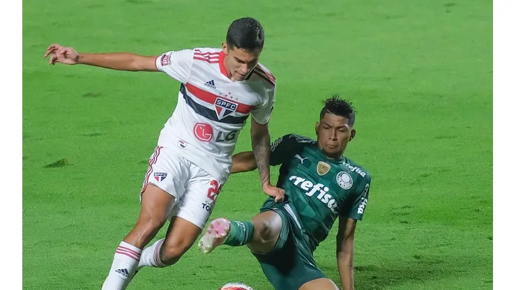 Marcello Zambrana/AGIF/ São Paulo x Palmeiras: Onde assistir AO VIVO o primeiro jogo da final do Paulistão.