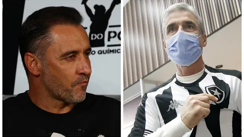 Foto: Montagem de Marcello Zambrana/AGIF e Vitor Silva/BFR - Vitor Pereira pode ganhar reforço do Shakhtar que já trabalhou com Luís Castro (à dir.)