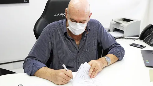 Andrés Rueda, presidente do Santos (Foto: Pedro Ernesto Guerra Azevedo/Santos FC)