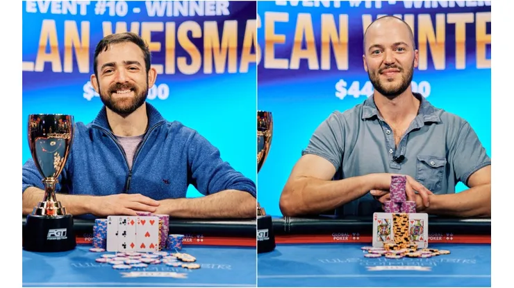 Dylan Weisman e Sean Winter venceram no US Poker Open (Foto: PokerGo)