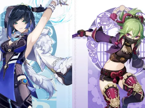 Genshin Impact revela imagens das duas novas personagens Yelan e Kuki Shinobu