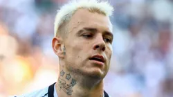 Roger Guedes fez um gesto que agradou a torcida do São Paulo (Foto: Marcello Zambrana/AGIF)