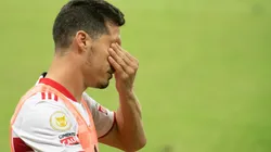 Kely Pereira/AGIF. Hernanes teve poucas oportunidades como titular do São Paulo no ano passado.