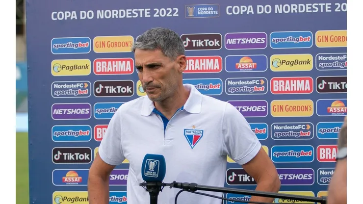 Foto: (Aldo Carvalho/AGIF) - Juan Pablo Vojvoda chegou a sua terceira final no comando do Fortaleza em menos de um ano de trabalho