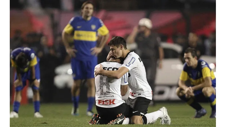 Foto: (Buda Mendes/Getty Images) - Finalistas da Copa Libertadores de 2012, Corinthians e Boca Juniors são adversários no Grupo E de 2022