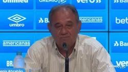 Foto: Reprodução Grêmio TV/YouTube | Denis Abrahão comentou a possibilidade de trazer reforços