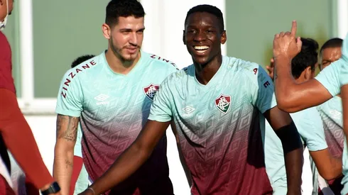 FOTO: MAILSON SANTANA/FLUMINENSE FC/DIVULGAÇÃO - Nino e Luiz Henrique: dupla se recupera de lesão