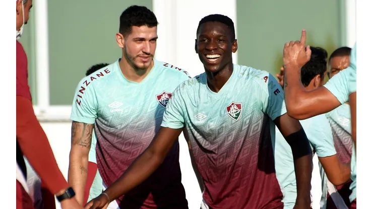 FOTO: MAILSON SANTANA/FLUMINENSE FC/DIVULGAÇÃO - Nino e Luiz Henrique: dupla se recupera de lesão