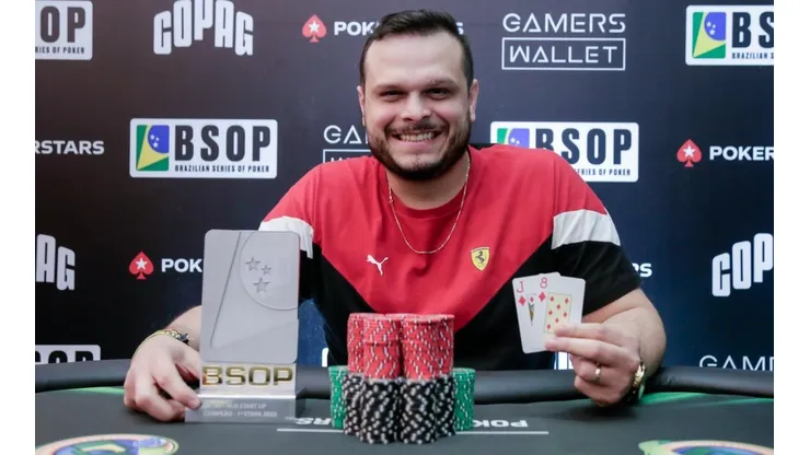 Leandro Rego ganhou o Star-Up (Foto: BSOP)
