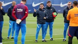 Foto: Divulgação/FCB - Xavi pode não contar com atacante para a próxima temporada