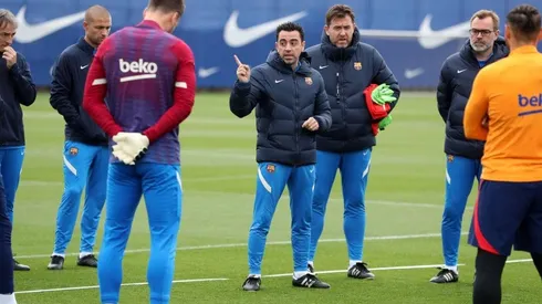 Foto: Divulgação/FCB - Xavi pode não contar com atacante para a próxima temporada