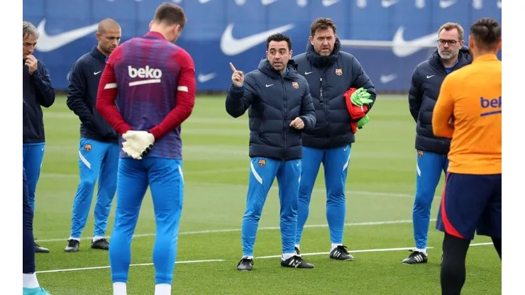Foto: Divulgação/FCB - Xavi pode não contar com atacante para a próxima temporada