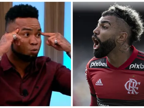 Carlos Alberto 'acusa golpe' e provoca Gabi com tamanho de sala de troféus; entenda