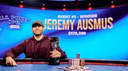 Jeremy Ausmus esta tendo uma série consistente (Foto: PokerGo)
