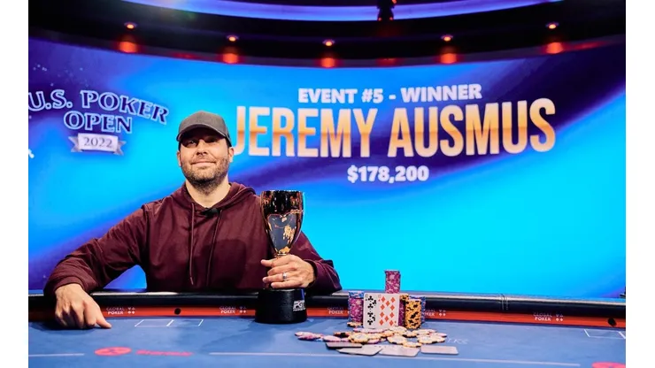 Jeremy Ausmus esta tendo uma série consistente (Foto: PokerGo)