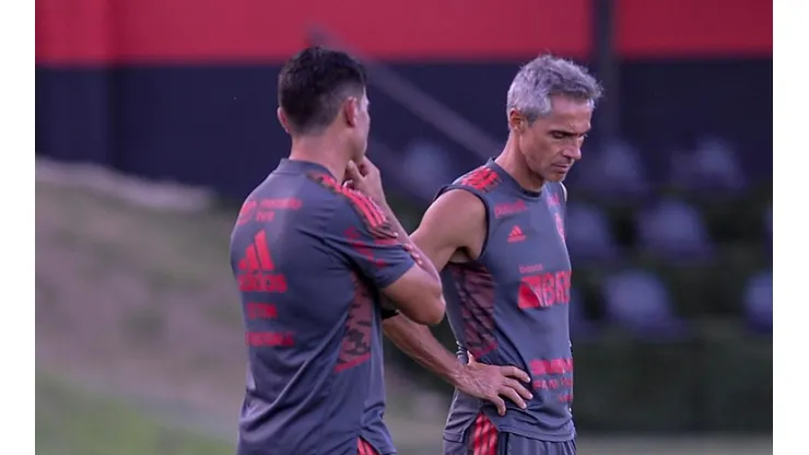 Foto: Flickr Oficial CR Flamengo/Marcelo Cortes | Paulo Sousa e comissão veem jovem do Flamengo como o futuro da Seleção Brasileira