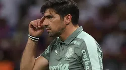 Foto: Cesar Greco - Abel (foto) não tem utilizado Renan com frequência no Palmeiras em 2022