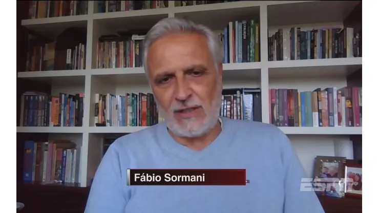 Foto: Reprodução ESPN/Internet | Fábio Sormani dispara sobre reserva do Flamengo