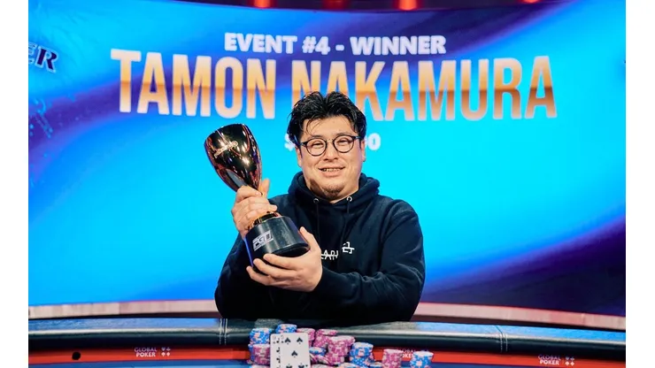 Tamon Nakamura vence o Evento #4 do US Poker Open (Foto: PokerGo)