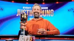 Justin Young venceu o primeiro evento de PLO do US Poker Open (Foto: PokerGO)