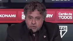 Foto: Reprodução/SPFCTV - Casares abriu o jogo sobre temas polêmicos no São Paulo.