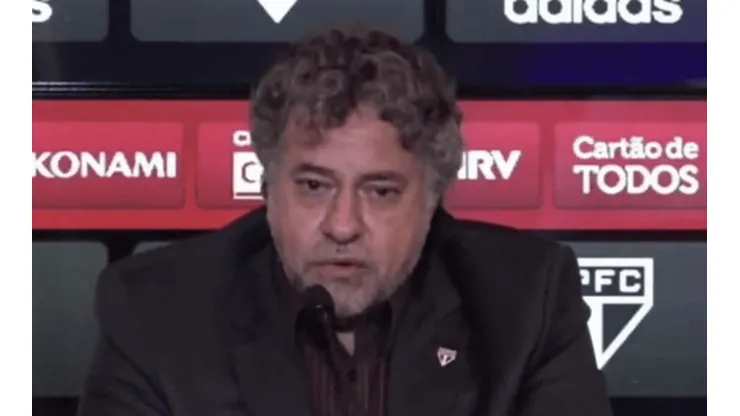 Foto: Reprodução/SPFCTV - Casares abriu o jogo sobre temas polêmicos no São Paulo.