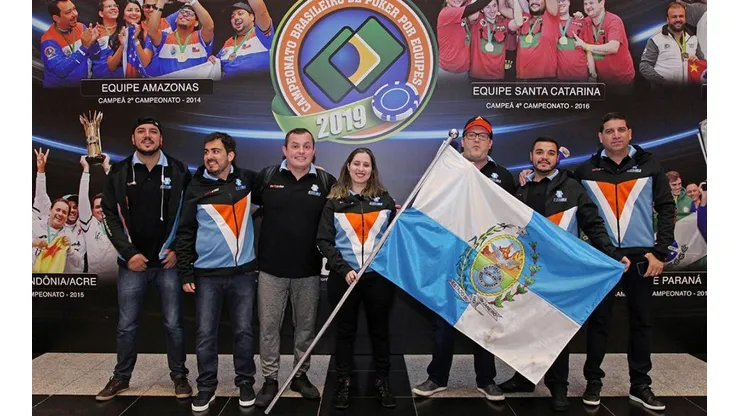 Equipe do Rio de Janeiro que disputou o campeonato nacional de poker em 2019 (Foto: Luis Bertazini)