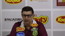 Marcos Freitas/Agência Mirassol. Interino do Mirassol admite receber críticas, mas também incentivos pelo trabalho na equipe.