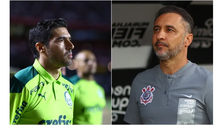 Foto: Marcello Zambrana/AGIF | Duelo marcará encontro entre os técnicos portugueses Abel Ferreira e Vitor Pereira