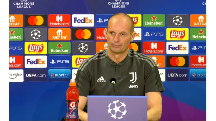 Foto: Divulgação/Juventus FC - Allegri desabafou após eliminação na Champions League