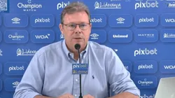 Foto: Reprodução / Twitter / @CebolaDoAvaí - Presidente durante reunião do Clube