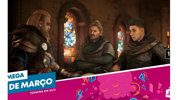 PlayStation anuncia promoção Mega de Março com desconto em jogos de PS4 e PS5