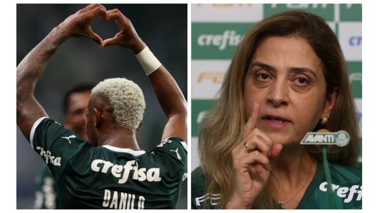 Fotos: Cesar Greco - Ação de marketing do Palmeiras tentou fazer brincadeira com Danilo, mas tiro saiu pela culatra; presidente Leila Pereira virou alvo da torcida