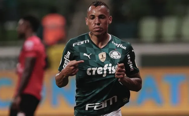 Breno Lopes ficou no Palmeiras até 2024 e chegou a ser oferecido ao Fluminense em troca por Martinelli – Foto: Ettore Chiereguini/AGIF