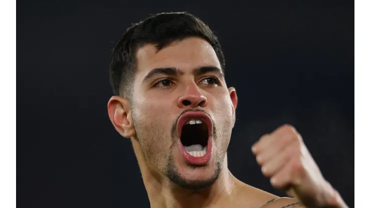 Foto: Divulgação/Newcastle United FC - Bruno Guimarães marcou o gol da vitória na Premier League
