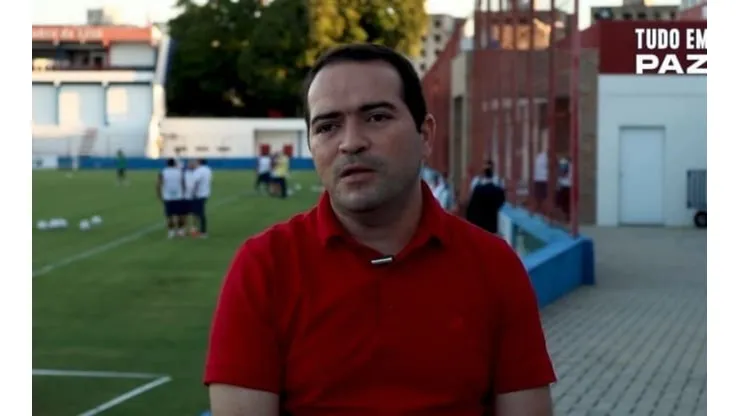 Marcelo Paz quer três jogadores para o Fortaleza Foto: Reprodução TV Leão/YouTube
