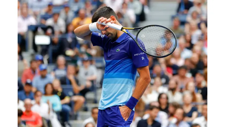 Sarah Stier / Getty Images/ Novak Djokovic ficará de fora do Masters 1000 por conta de restrições dos EUA