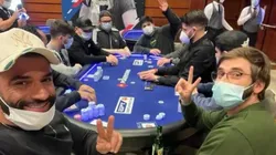 Brasileiros na mesa final (Foto: PokerStars Blog)