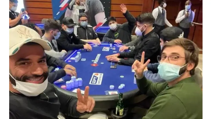 Brasileiros na mesa final (Foto: PokerStars Blog)