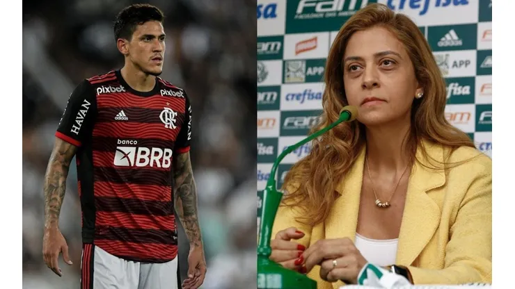 Foto Pedro: Thiago Ribeiro/AGIF e Foto Leila: Marcello Zambrana/AGIF | Torcida do Palmeiras sugere 'plano B' a Leila