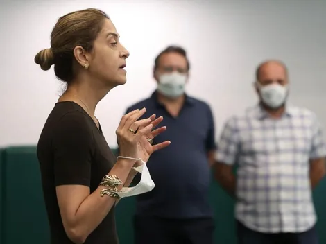 Leila expõe condições para contratar um camisa 9 para o Palmeiras