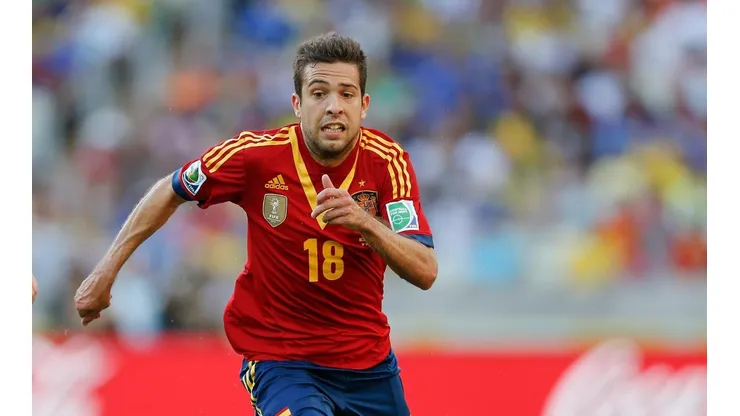 Piervi Fonseca/AGIF - Jordi Alba pode ganhar concorrente no Barcelona