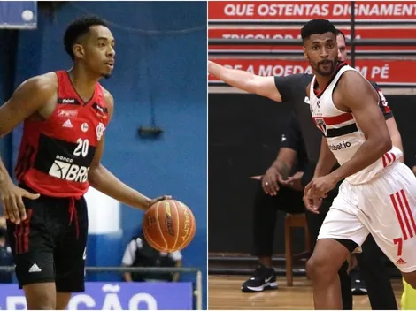 Flamengo e São Paulo venceram nesta segunda-feira (7) e seguem no G4 do NBB