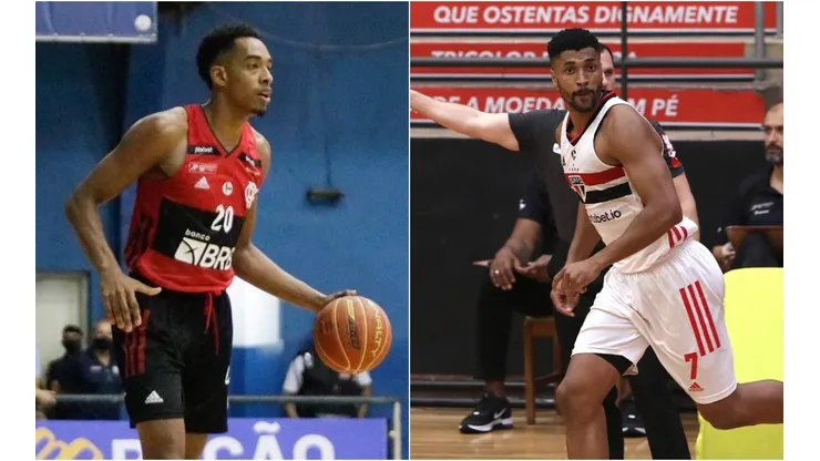 Flamengo e São Paulo venceram nesta segunda-feira (7) e seguem no G4 do NBB