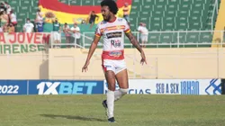 Foto: Bruno Lopes/Juazeirense | Emílio que esteve em campo no duelo de 2019