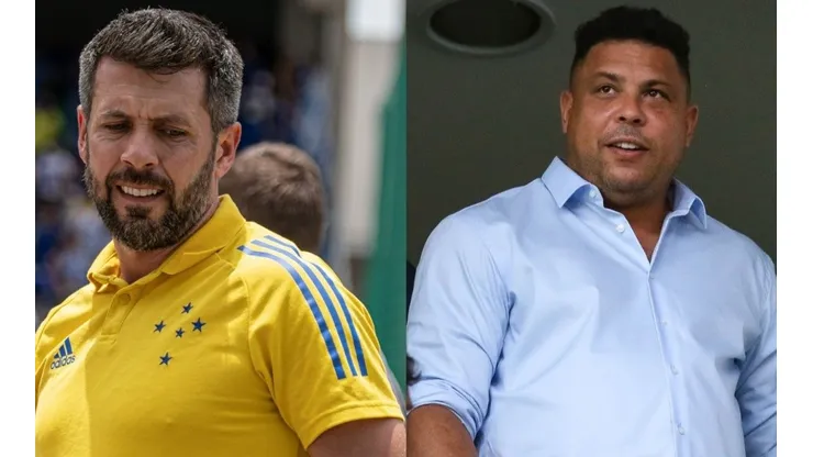Foto Paulo Pezzolano: Alessandra Torres/AGIF e Foto Ronaldo: Fernando Moreno/AGIF | Reforço da 'era R9' está há mais de um mês sem jogar pelo Cruzeiro