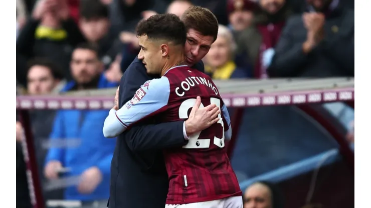 Foto: Marc Atkins/Getty Images | Gerrard quer que o Aston Villa exerça opção de compra sobre Coutinho