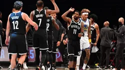 Foto: Jesse D. Garrabrant/Getty Images - Durant e Kyrie dos Nets